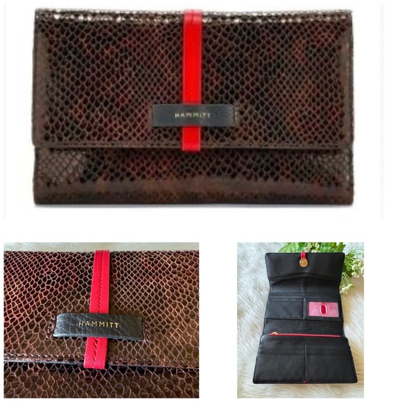 Hammitt | Bags | Hammitt Benjamin Reptilian Leather Painted Rattle ...